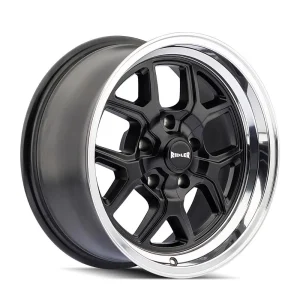 Ridler – 610 – Black – 17″x7″ 0mm – Summer Wheels – 610-7765MB
